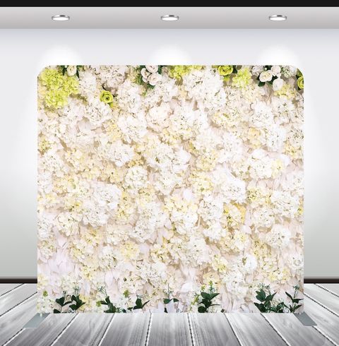 Floral photo booth backdrop