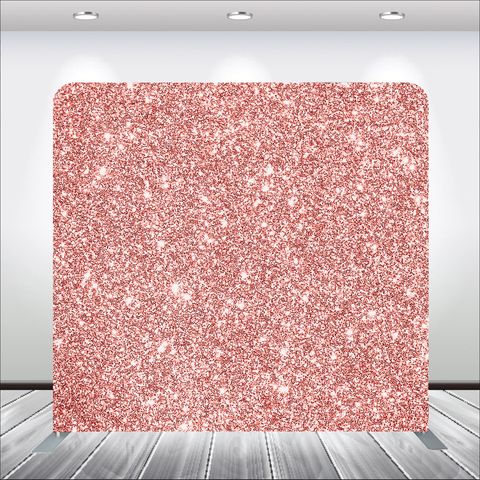 Glitter Rose Gold photo booth backdrop