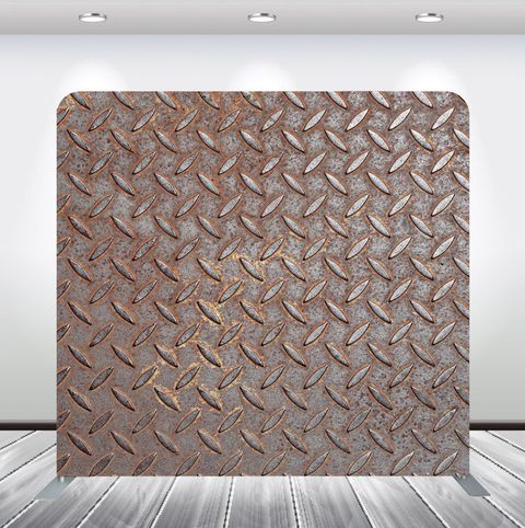 Metal Tread photo booth backdrop